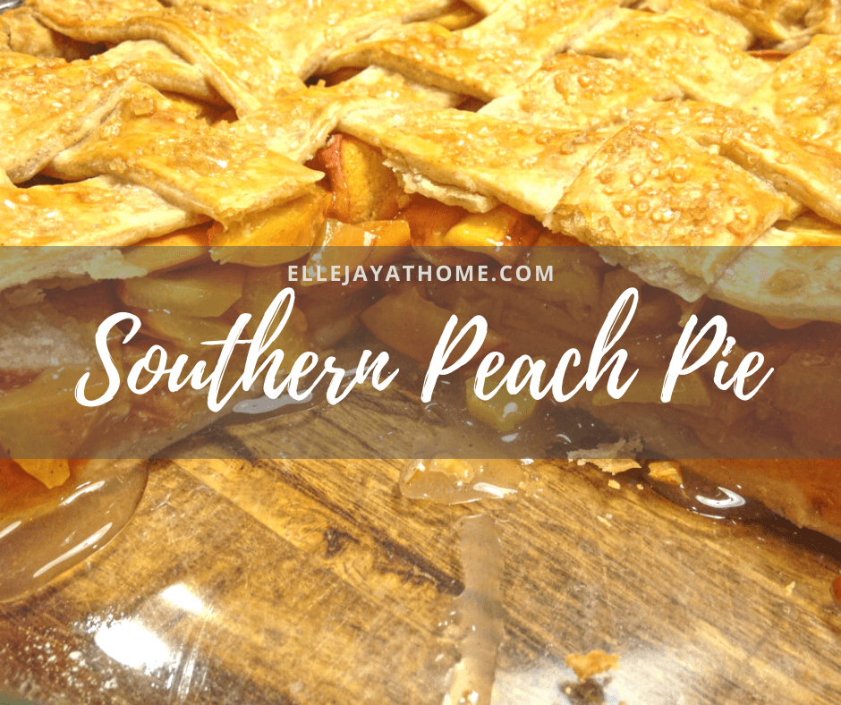 Easy Cast Iron Peach Pie Recipe