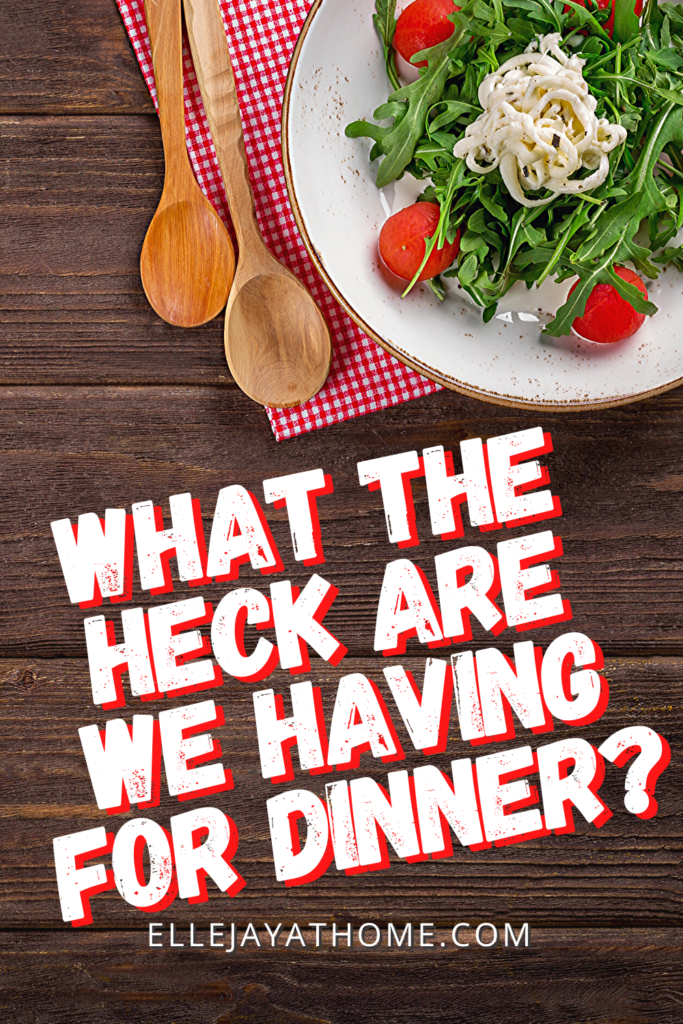 What's are we having for dinner? Quick ideas for right now plus how to plan ahead for the weeks ahead.