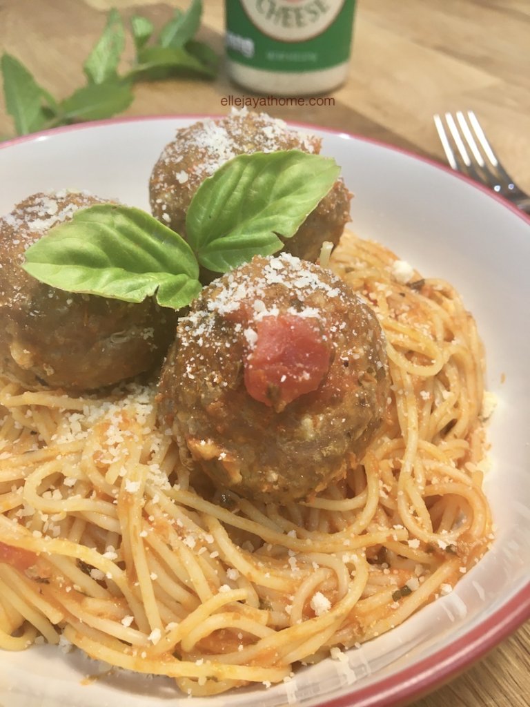 Fresh baked italian meatlls are great on their own, over pasta, or in bocce balls.