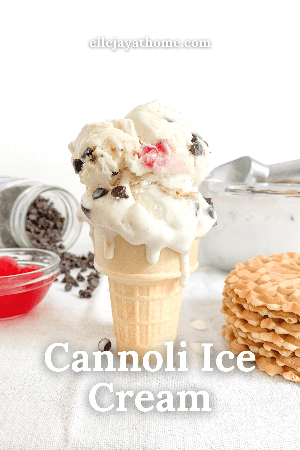 Cannoli Ice Cream That's Ridiculously Easy but Perfectly Delicious